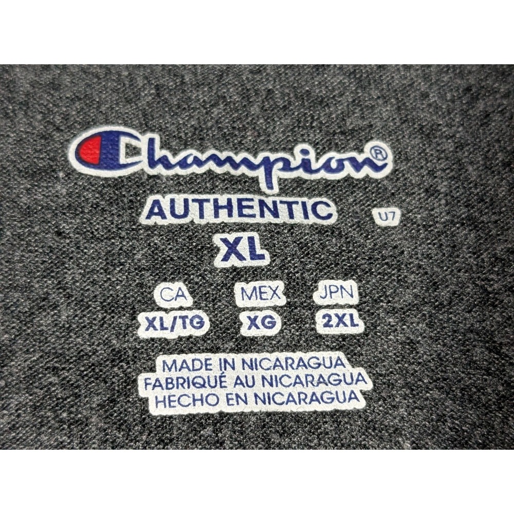 STANFORD UNIVERSITY x Champion Gray‎ Heather T-Shirt - Men XL - Picture 4 of 12